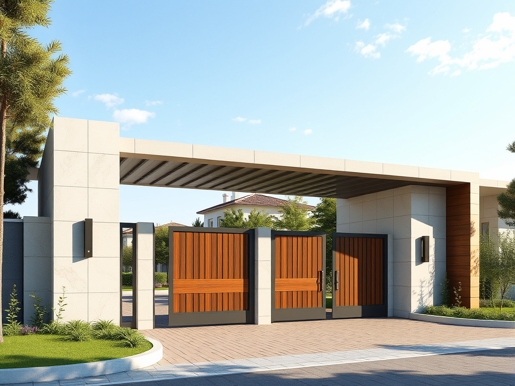 Ataşehir site girişi kapı modelleri