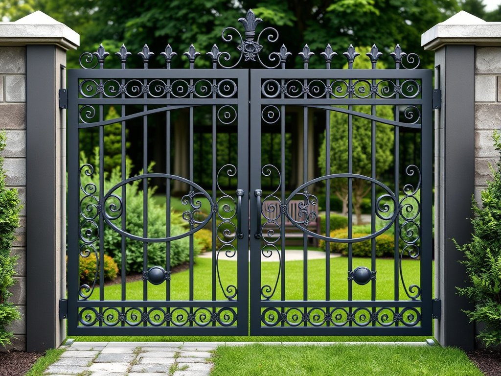 Bağcılar bahçe kapısı çelik