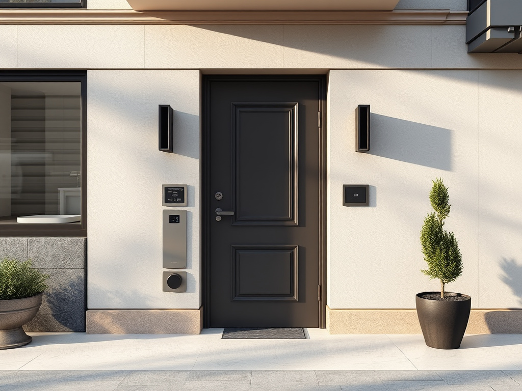 Esenler daire girişi kapısı