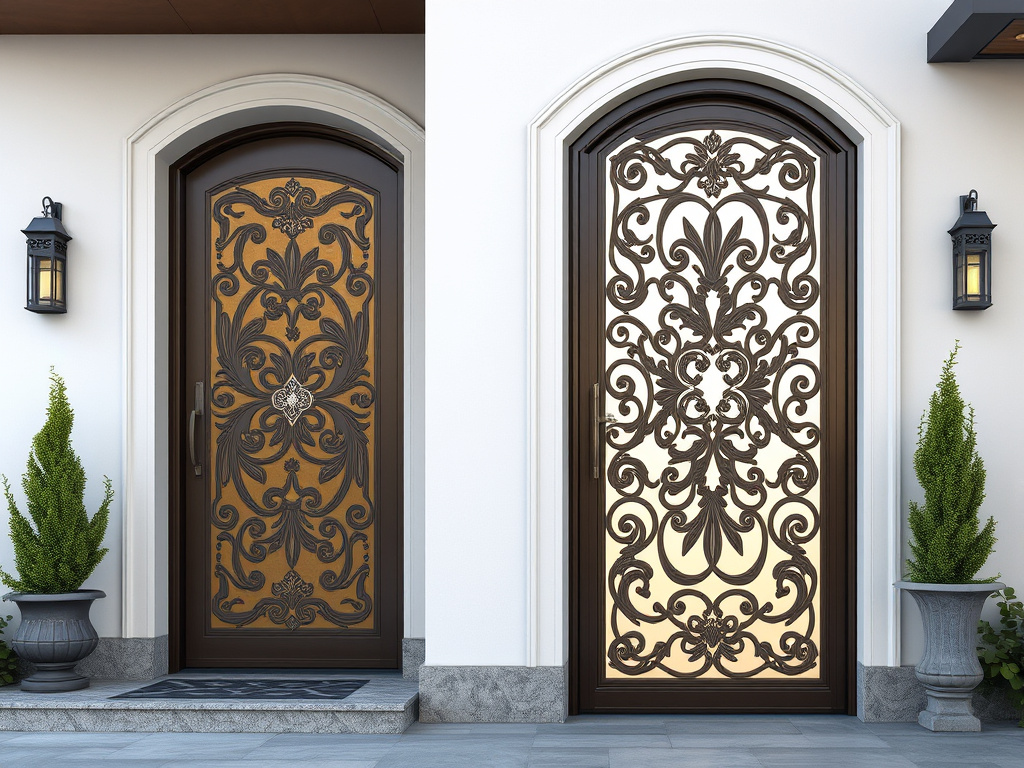 Sultanbeyli dekoratif çelik kapı