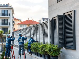 Üsküdar Duvar Üstü Panjur Çit Montajı